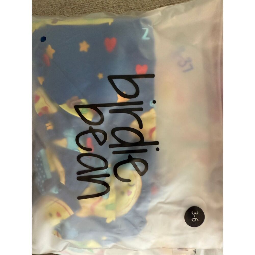 NWT Birdie Bean Bamboo Care Bears™ Bedtime Pizza 2-Piece PJ: SHORT 6T - Picture 8 of 9